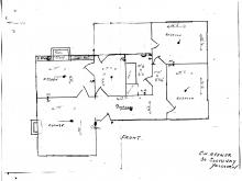 Sketch plan of the Brewer house at 30 Southway Yallourn