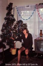 Christmas, Peter Hill, 25 Tyers Av, 1973
